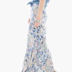 Chico's Ikat Maxi Skirt Petite M